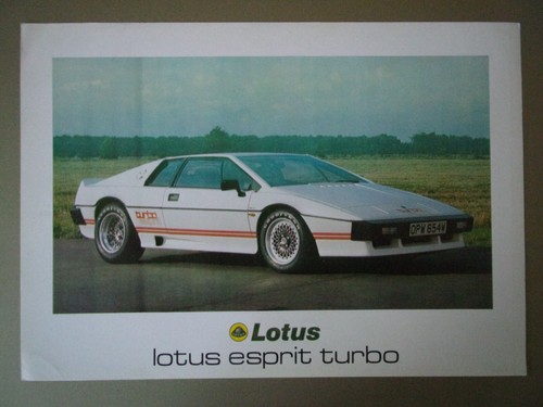 Lotus esprit turbo orig - esprit, 1981