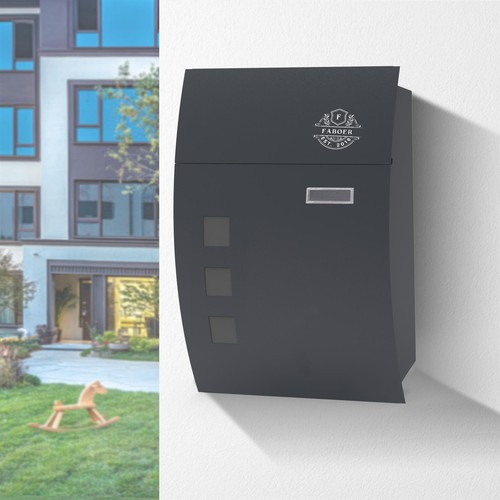 Faboer large mailbox steel - large,