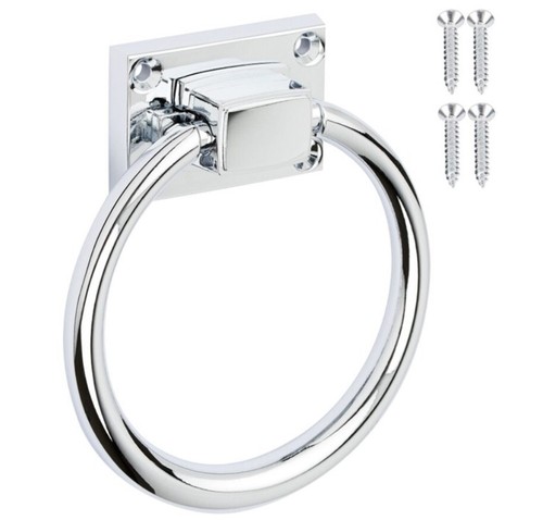 Chrome ring door knocker - ring,