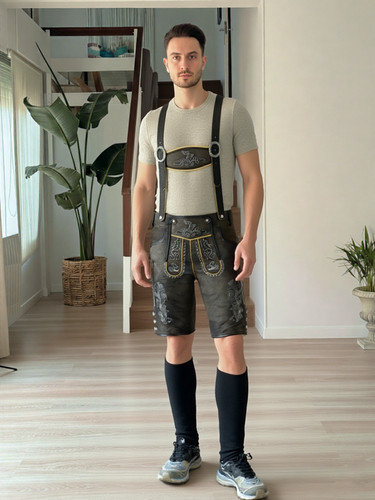 Lederhosen shorts german - shorts,