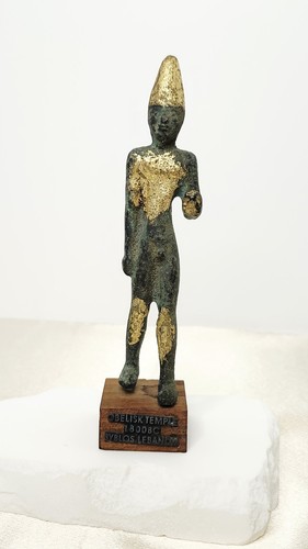 Phoenician god resheph bronze - phoenician,