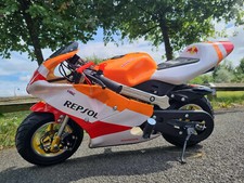 Mini Pocket Motorcycle Replica Dirt Bike Sports Moto Racer Petrol Off Road 49cc