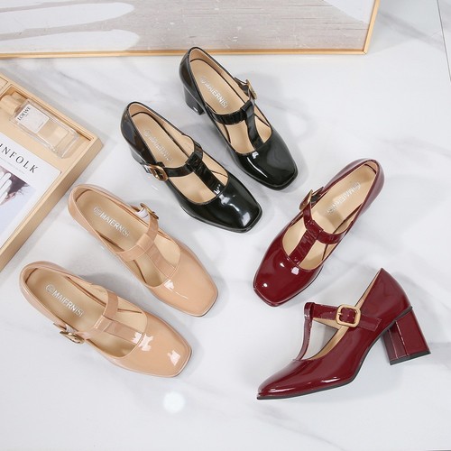 Chunky heels mary jane drag - chunky,