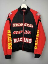 Vintage Red Honda Repsol Racing Jacket Indy 500 (See Measurements)