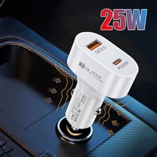 25W PD QC3.0 Car Charger Quick