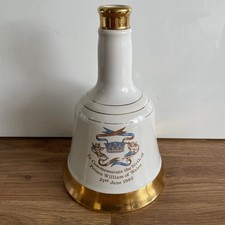 Wade Bells Whisky Decanter To Commemorate The Birth Of Prince William 1982 Empty
