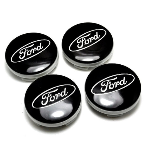 Black ford centre caps - ford,