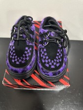 TUK Brand Purple Leopard Creepers Toddler Size 6 
