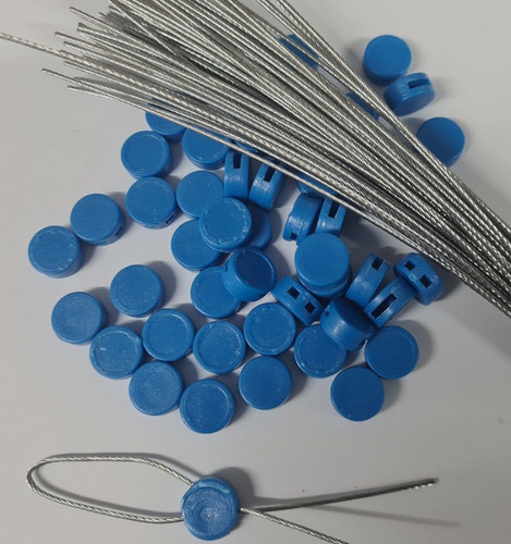 50x 10mm round plastic meter - 50x,