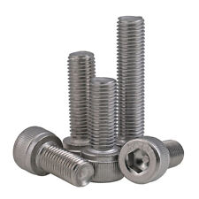 M6 M8 (0.75/1.0mm) FINE PITCH STAINLESS STEEL HEX SOCKET HEAD CAP SCREWS BOLTS