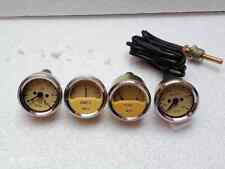 Magnolia Smiths 52 mm 2 1/16" Gauges Kit- Temp + Oil + Fuel + Amp Gauge Replica