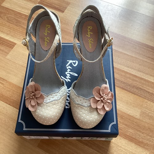 Ruby shoo heidi beige apricot - beige, /apricot
