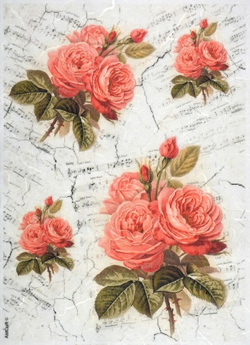 Rice paper for decoupage - a4,