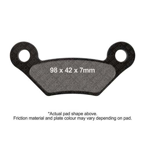Ebc cycle sintered brake - sintered,