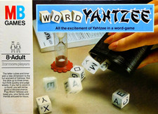 MB Games Word Yahtzee Board