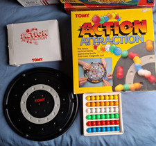 Vintage Retro Action Attraction Magnetic Tactical Family Game Tomy 100% Complete