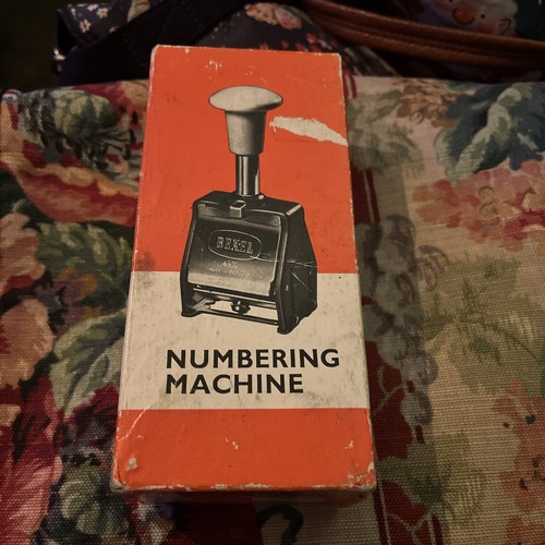 Vintage rexel numbering - rexel,