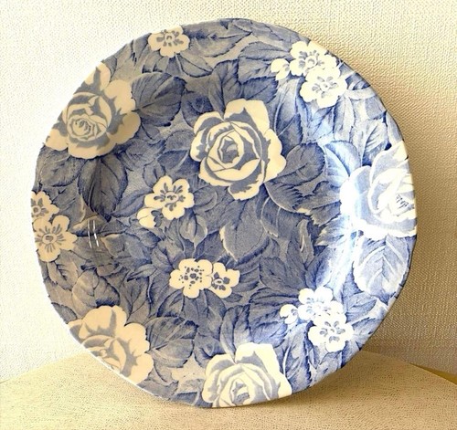 Burleigh blue victorian chintz - blue,