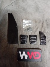 MITSUBISHI EVO 10 PEDAL COVERS CARBON FIBER