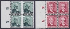 German Reich 604/5 (4) ** 50 Years of Motor Cars, Block of Four, MNH