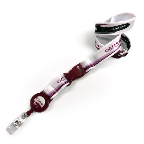 Qatar airways boeing lanyard - qatar,