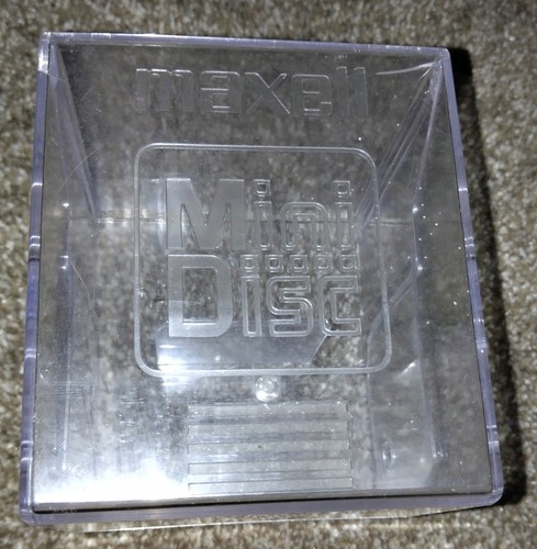 Maxell clear minidisc storage - clear,
