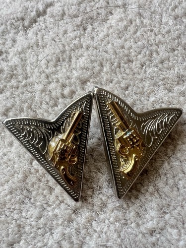 Western collar tips - western, pistol