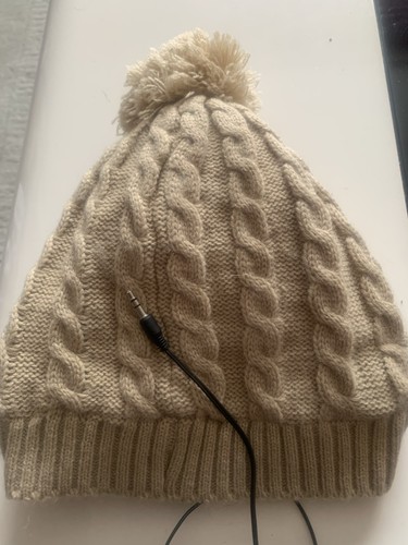 Bobble hat with - with, headphones
