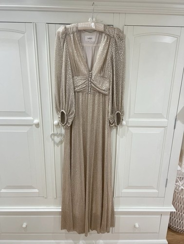 Long gold dress - ,