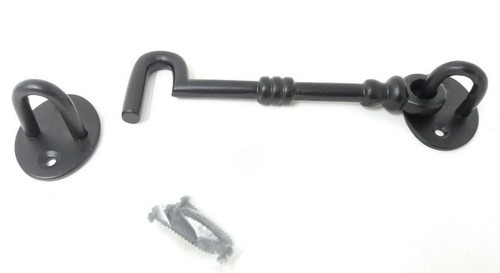 Cast iron cabin hook black - cast,
