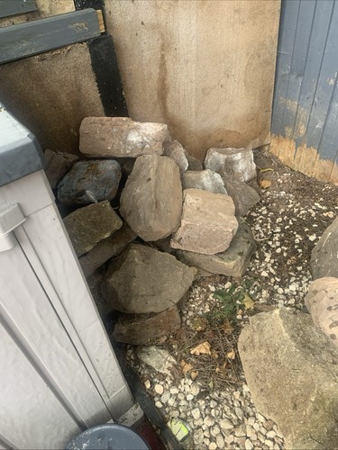 Garden rockery assorted stones - rockery,