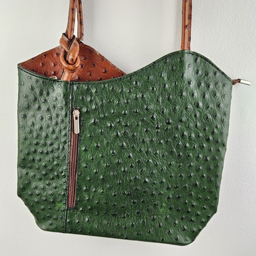 Borse pelle green genuine - green,
