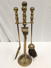 Brass Fireside Companion Set