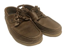 Dubarry Deck Shoes Size UK 9.5 unisex Brown Leather Shoes Atlantic 