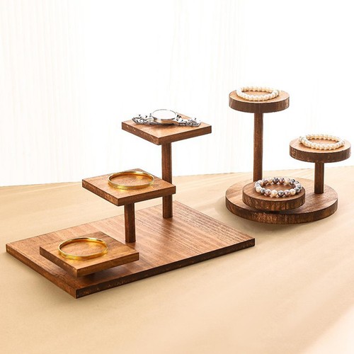 Wooden cake stand - wooden, dessert