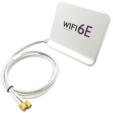 6dBi Wi-Fi 6E RP-SMA Antenna Tri-band Wireless Network Magnetic Stand 5GHz 6GHz