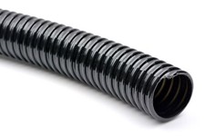 Black Corrugated Flexible PVC