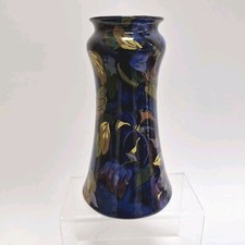 ROYAL STANLEY Jacobean Ware Hand Painted Ceramic Vase Multicoloured