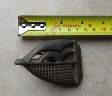 Vintage Antique Brass Ship