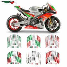 For APRILIA RSV4 STEREO PASTERS RIM STRIPES MOTORCYCLE WHEEL STICKER DECALS TAPE