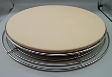 PIZZA STONE AND WIRE RACK