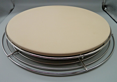 Pizza stone and wire rack - pizza,