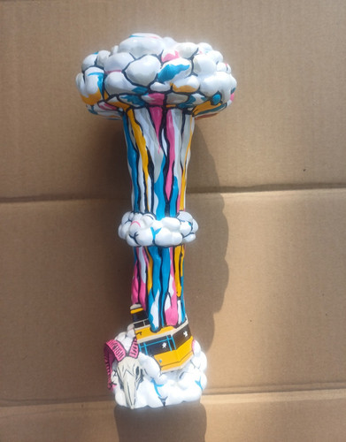 Cloud design beer - pump, tap