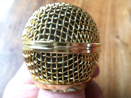 Gold grille for shure beta - gold,