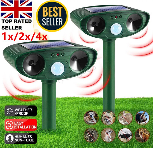 Ultrasonic solar cat dog - ultrasonic,