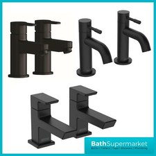 Black Hot & Cold Pair Bathroom