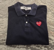 Comme des Garcons Play Men’s  Short Sleeved Polo Shirt L