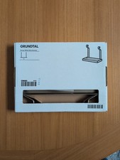 NEW Ikea GRUNDTAL 5x10" Stainless Wall Hanging Shelf 302.197.09 FREE SHIP