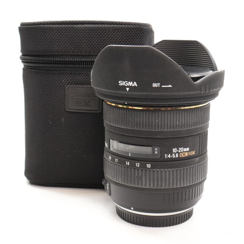 Sigma 20mm 6 dc - 10-20mm, f/4-5.6