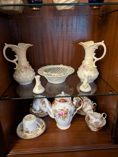 Belleek china set - belleek,